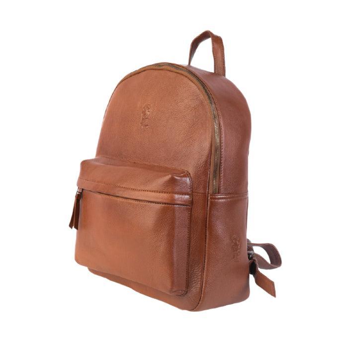 aumi 4 beetle leather backpack large size Shop Large Leather Backpack - SKU: LBP-3036-TAN