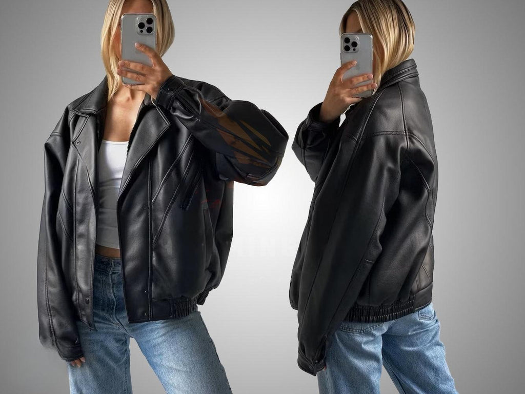 The Perfect Trend: Oversized Leather Jackets for Women