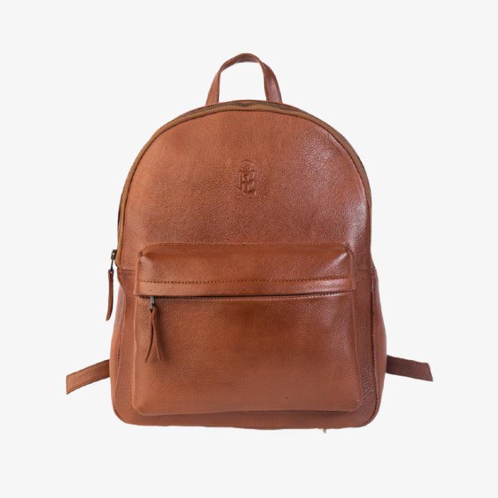 big leather backpack sse Shop Large Leather Backpack - SKU: LBP-3036-TAN