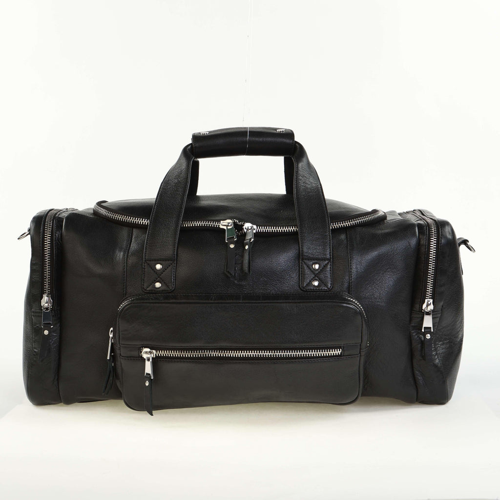 Large Leather Duffle Bag