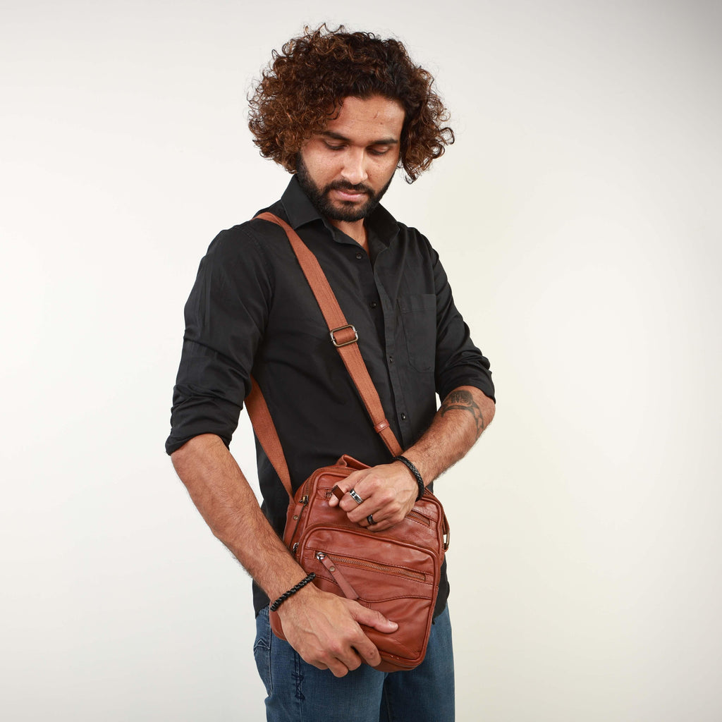 Leather Side Bag