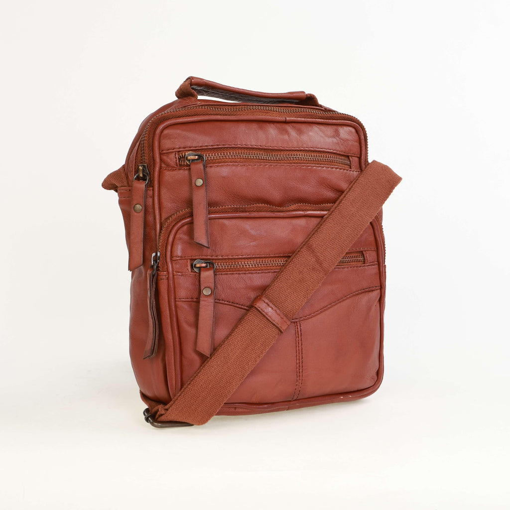 Shop Leather Side Bag - SKU: MLSB-AM7-COGN - Leather Bags and Handbags ...