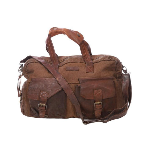 Leather Trimmed Duffel