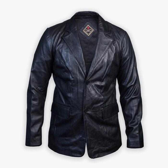 Mens Leather Blazer