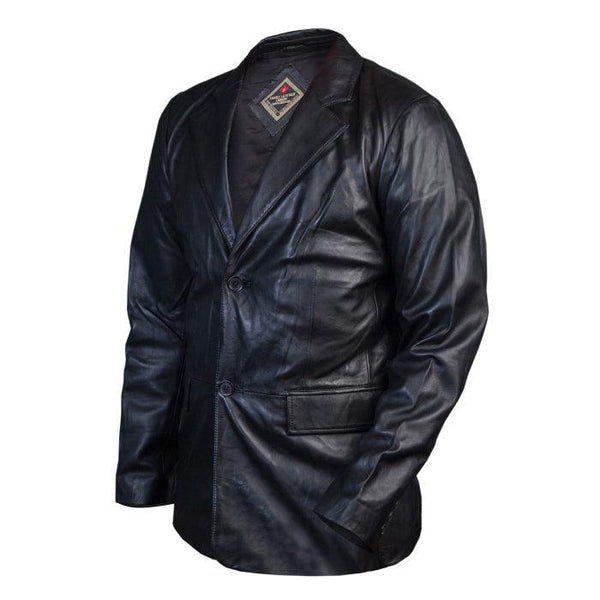 Mens Leather Blazer