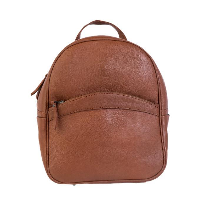 Shop Mini Leather Backpack - SKU: LBP-3212-TAN-2 - Leather Backpacks   Family Leather