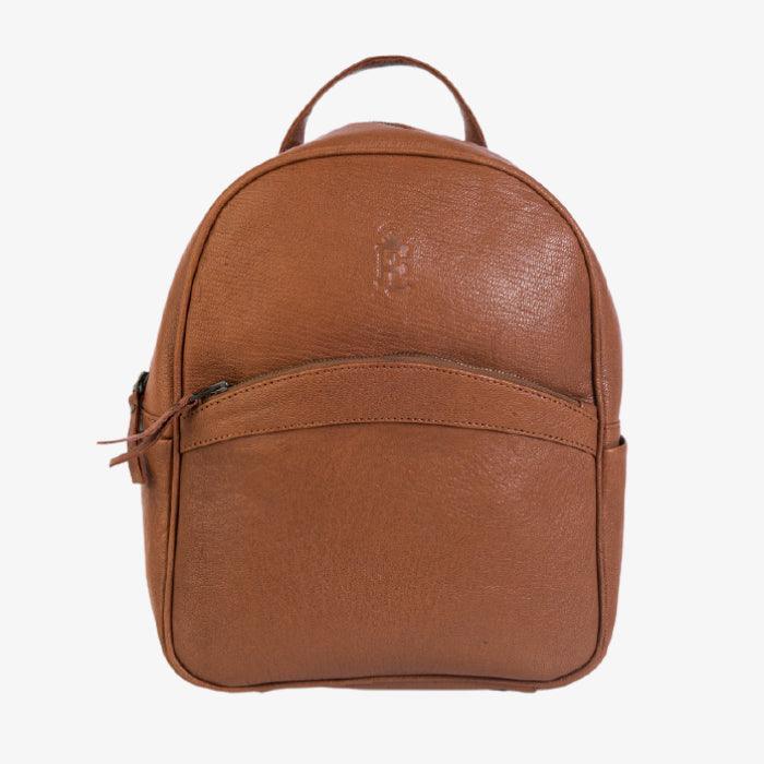 Shop Mini Leather Backpack SKU LBP 3212 TAN 2 Leather Backpacks Family Leather