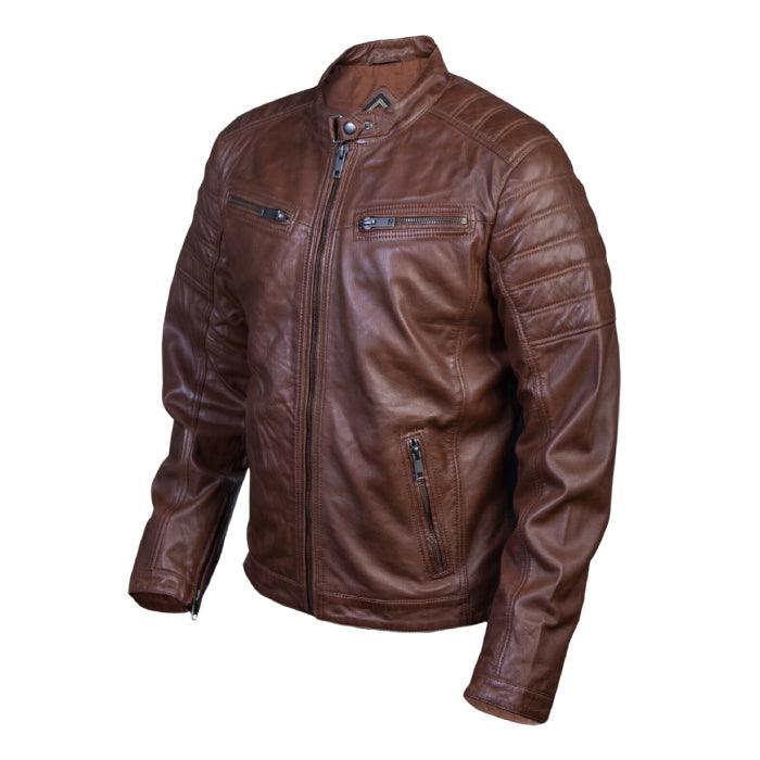 Riding Jacket Brown - SKU: 8144-BRWN - Leather Jackets – Family Leather