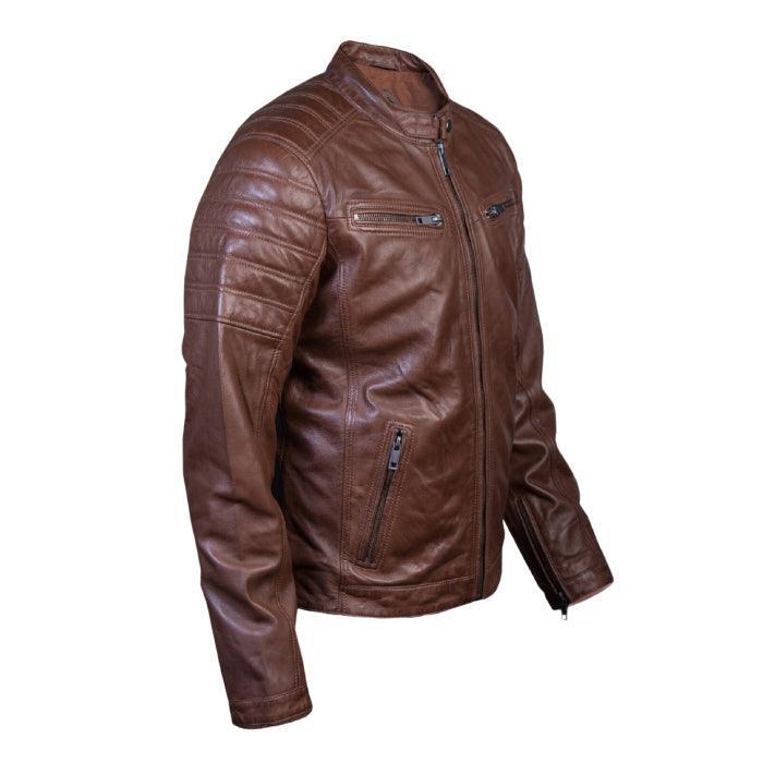 Riding Jacket Brown - SKU: 8144-BRWN - Leather Jackets – Family Leather