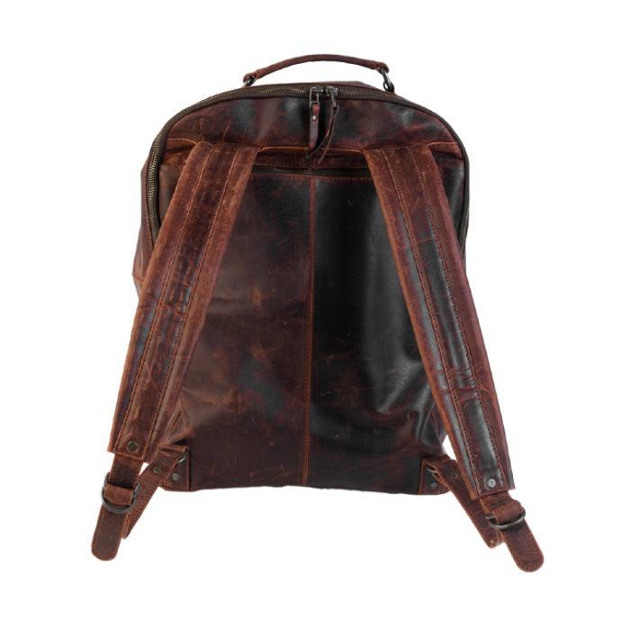 Shop Traveler's Leather Backpack - SKU: LBP-3229B-BLK - Leather