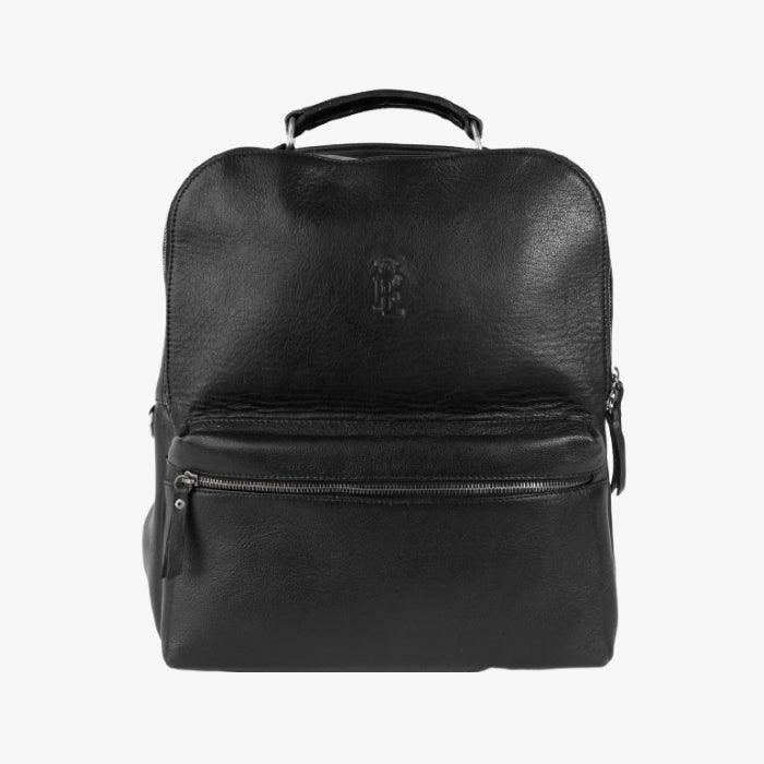 bleecker traveler backpack in leather and suede Shop Traveler's Leather Backpack - SKU: LBP-3229B-BLK