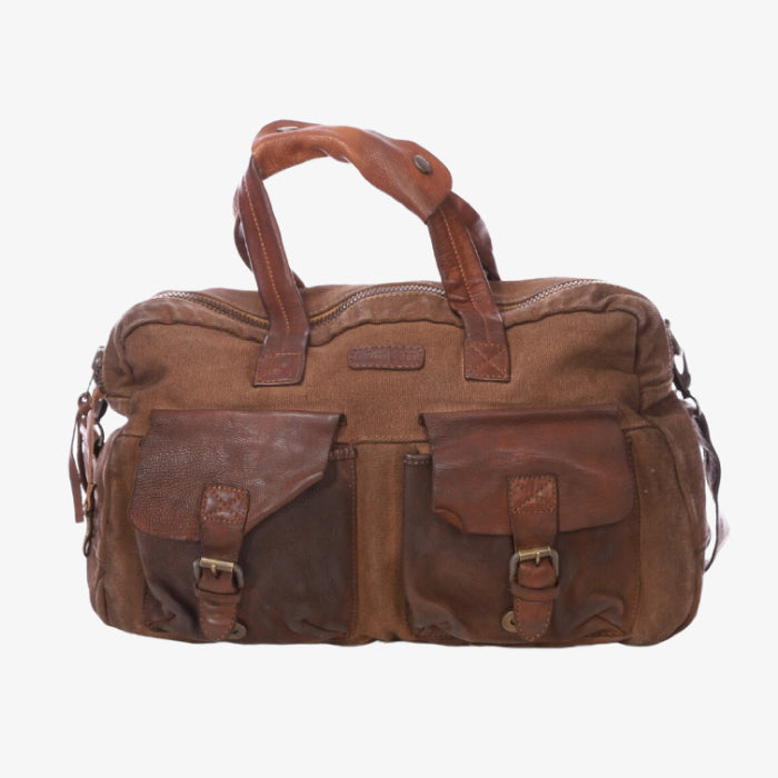 Leather Trimmed Duffel